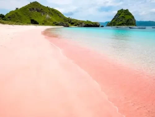 Pantai Pink, Pantai Cantik dengan Panorama Alam Memukau di Lombok